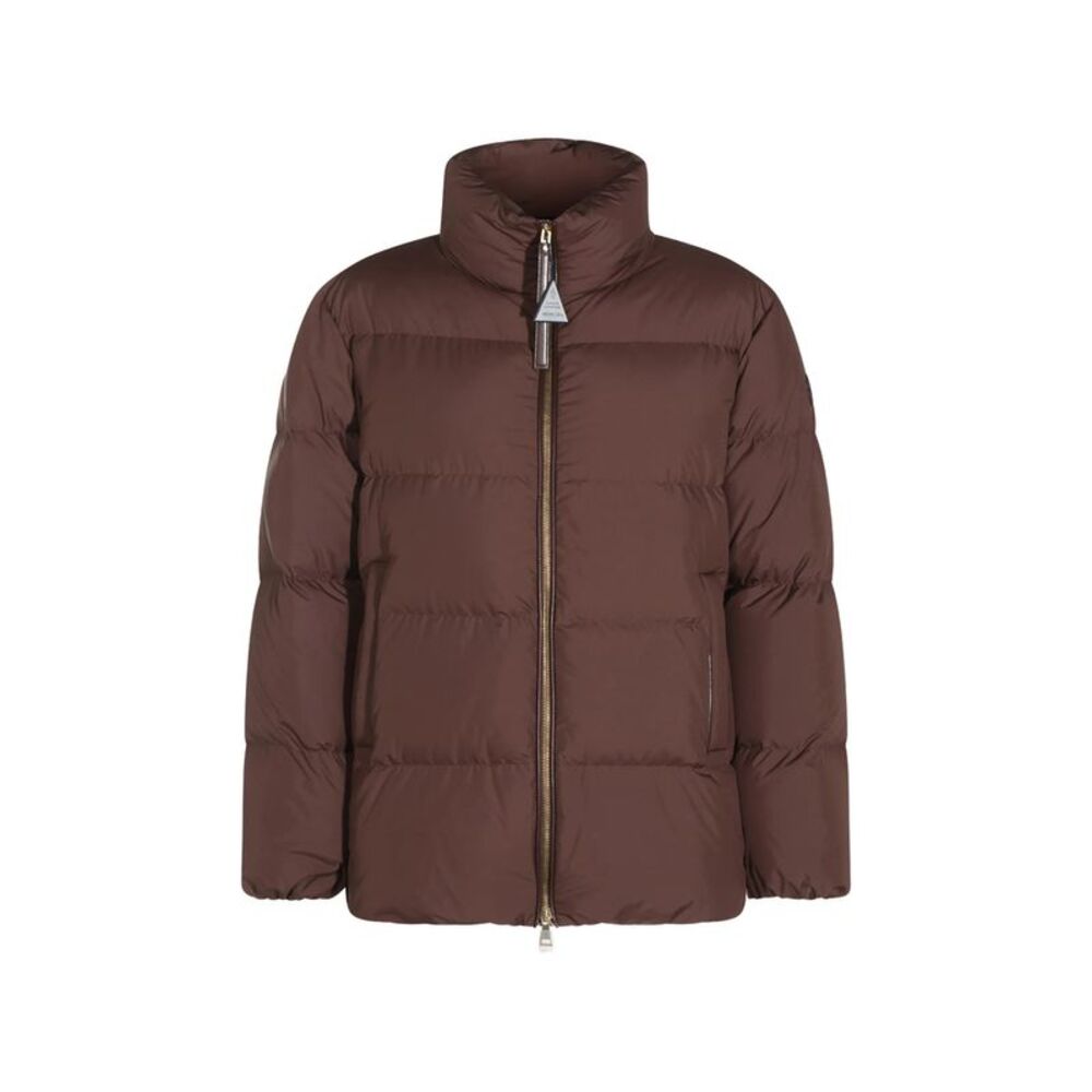Moncler Brown Jackets - Puffer Jackets Women
